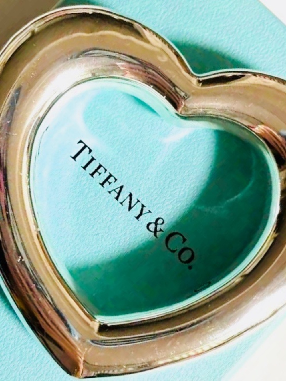 Tiffany & Co. Sterling Silver Heart Baby Rattle
